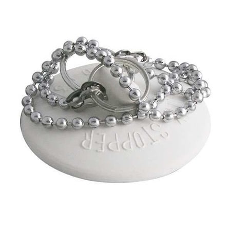 Zoro Select Stopper w/Chain, Pipe Dia 1 To 1 3/8 In 1PPJ1