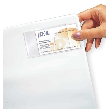C-Line Products Business Card Holder 3-1/2"H, PK10 70238