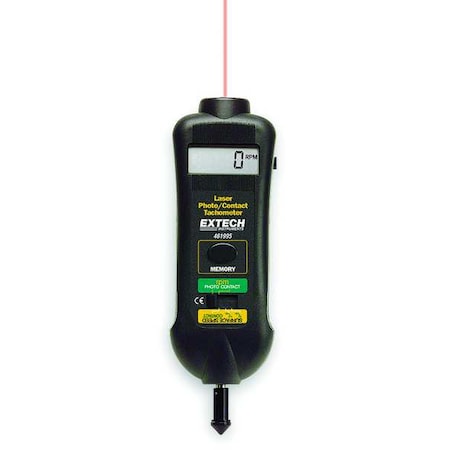 EXTECH Laser Tachometer, 0.5 to 20,000 rpm 461995