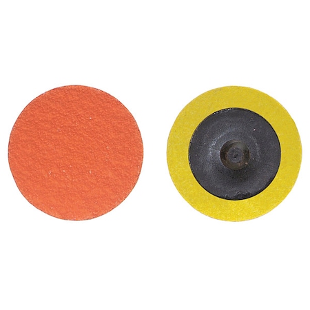 Norton Abrasives Qk Change Disc, CerAlO, 1-1/2in, 60G, PK100 66261162312