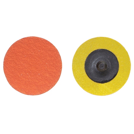 Norton Abrasives Quick Change Disc, CerAlO, 2in, 36G, TR, PK25 66261162318