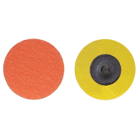 Norton Abrasives Quick Change Disc, CerAlO, 3in, 50G, TR, PK25 66261162330