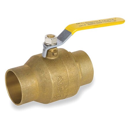 3" Sweat Brass Ball Valve Inline