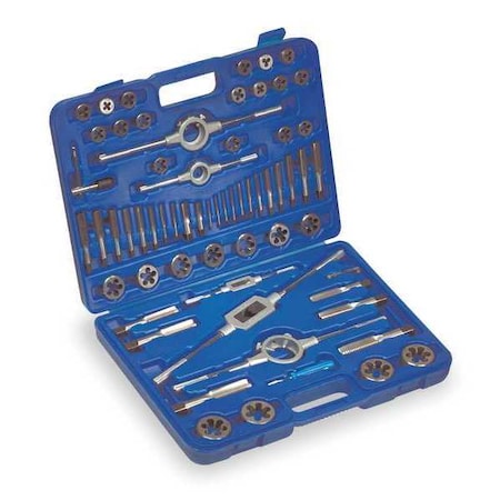 Zoro Select TapandDieSet, Taper;Bttm;Semi-Bttm 1PZ37