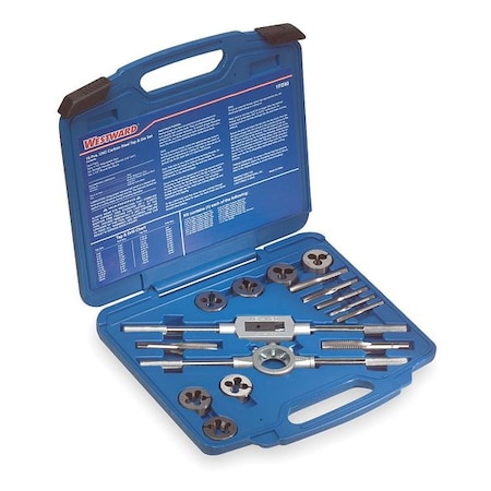 Zoro Select Tap/Die Set, 16 Pieces 1PZ40