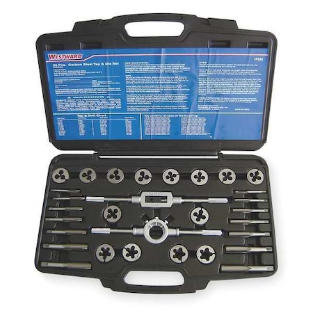 Zoro Select Tap/Die Set, 30 Pieces 1PZ42