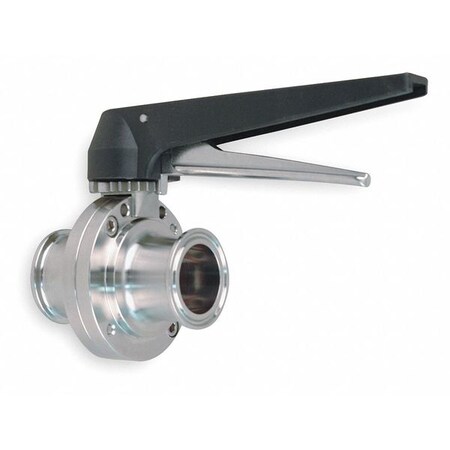 Parker Butterfly Valve, Clamp, 3/4 In., SS BFLY-.75-12-S-316