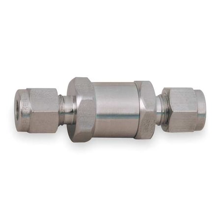 Parker Strt, SS, Comp. 1/4 in, Comp. 3/8 in 4A-F4L-10-SS