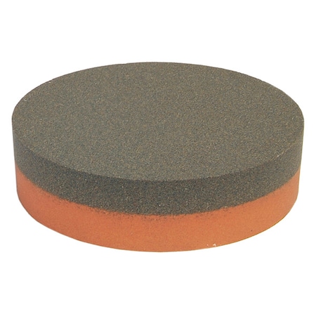 Norton Abrasives Combination Grit Benchstone, 4 in W, 1 in L, 1 in H, Aluminum Oxide, Brown, Orange 61463685545