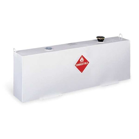 Crescent Jobox 36 Gallon White Vertical Fuel-N-Tool Ready Steel Liquid Transfer Tank for Trucks 486000