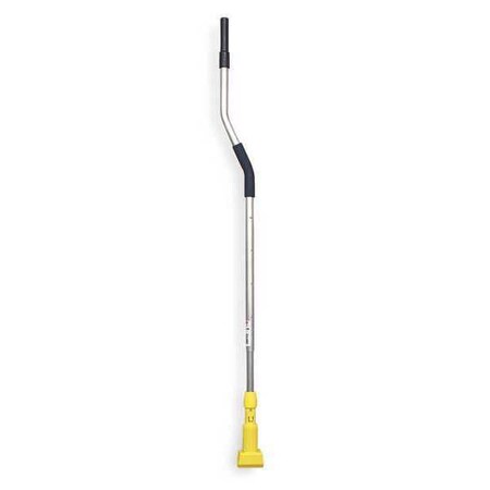 Rubbermaid Commercial 54" to 66" Telescopic Wet Mop Handle, Gray, Aluminum FGH224000000