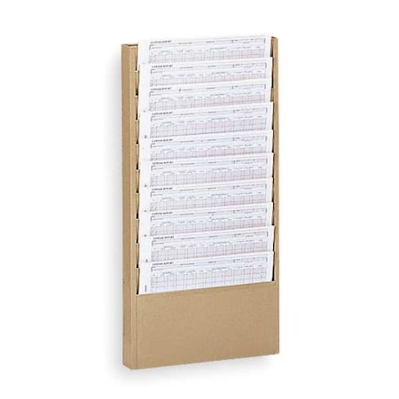 Durham Mfg Literature Rack 10 Compartments, 13-1/4"W x D Gray 406-95