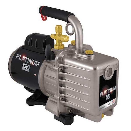 Jb Industries Platinum® Refrig Evacuation Pump, 3.0 cfm, 6 ft. DV-85N ...