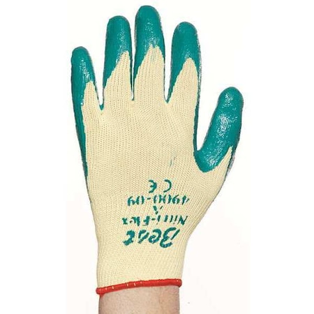 Showa Coated Gloves, Cut Level 3 , Nitrile , Textured , M 1 PR 4900-08