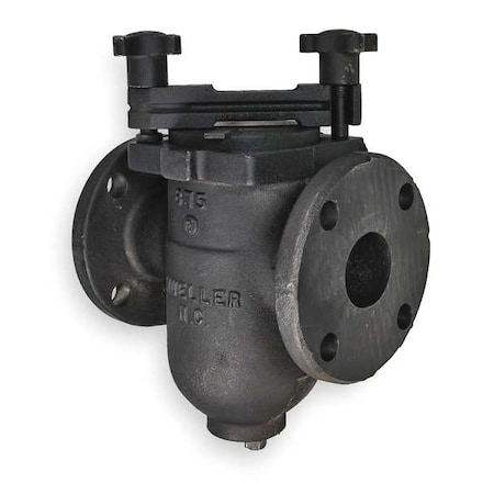 Mueller Steam Specialty Basket Strainer, 4" Pipe, Flanged, Cast iron, 200 psi at 150 Degrees F 4 155M-N iron body flanged
