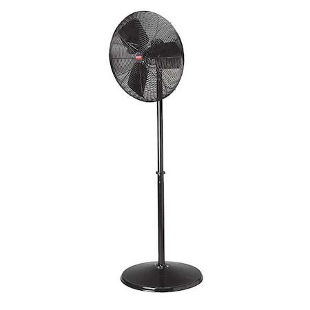 Dayton Light Duty Industrial Fan, 30 in Blade Dia, Non-Oscillating, 115VAC, 4650/7250 CFM 1RWB5