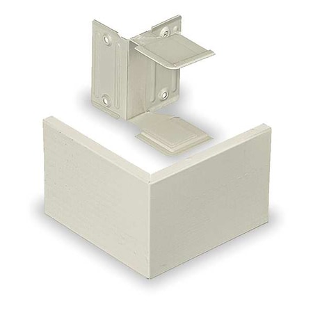 Hubbell Wiring Device-Kellems External Corner Coupling, Ivory HBL3018AEIV