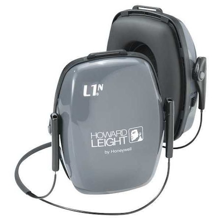 Howard Leight Behind-the-Neck Ear Muffs, 25dB, Leightning(R), Black and Light Gray 1011994-H5