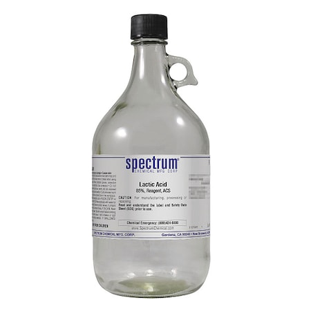 Spectrum Chemical Lactic Acid, 2.5L L1005-2.5LT7F