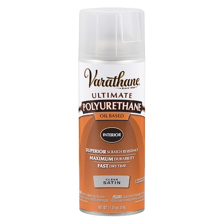 Rust-Oleum Polyurethane Spray, Clear, 11.25 oz. 9181