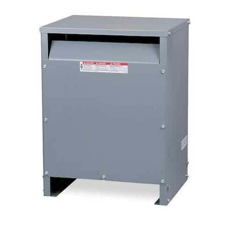 Square D Low Voltage Distribution Transformer, 37.5 kVA, NEMA 2, 120/240V AC, 240/480V AC EE37S3H