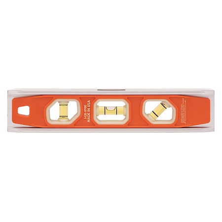 Johnson Level & Tool Magnetic Glo-View Torpedo Level, 9 In 1435-0900