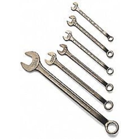 7 Pc Combo Wrench Set 3/8-7/8 in 7 Pc Combo Wrench Set 3/8-7/8 in