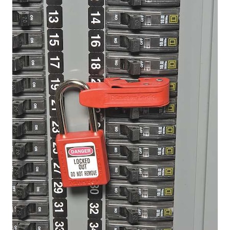 Master Lock Circuit Breaker Lockout Combo Pack, Clamp-On, For 120/277V ...