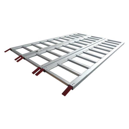 Zoro Select Aluminum Truck and Van Ramp, Folding 1TFZ3