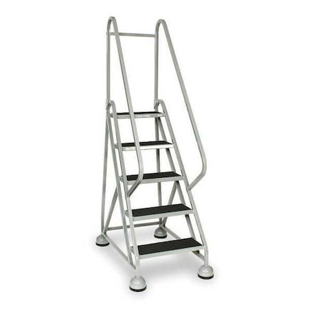 Cotterman 75 in H Steel Rolling Ladder, 5 Steps, 450 lb Load Capacity ST-501 A2 C1 P5