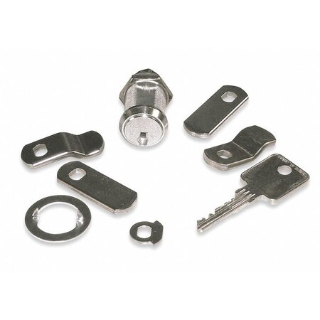 Medeco Standard Keyed Cam Lock, Key Different 600350TKIT26DL