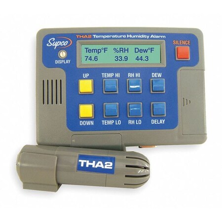 Supco Alarm With Logger, Temp and Humidity THA2