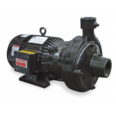 Dayton Cast Iron 3 HP Straight Center Discharge Pump 208-230/460V 12A058