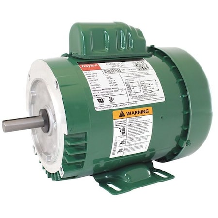 Dayton Capacitor-Start High Torque Farm Duty Motor, 1/3 HP, 115/230V AC Voltage, 56C Frame 1TMW3
