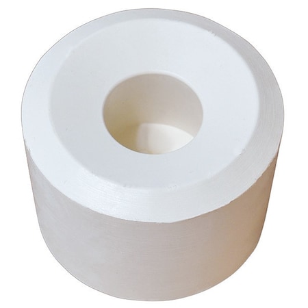 Vaughan Rubber Mallet Tip, 2 In Dia, Soft, White RM24TW