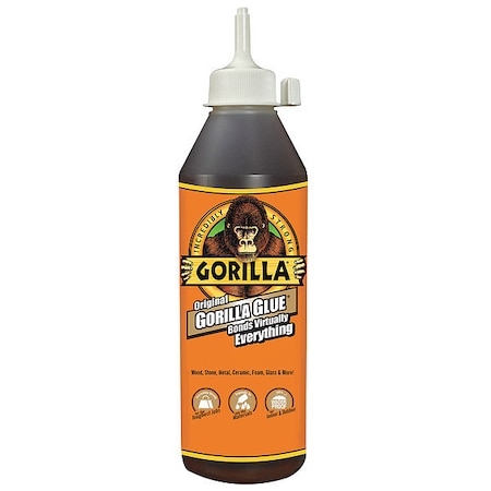 Gorilla Glue Epoxy Adhesive, Yellow, 24 hr Full Cure, 18 oz, Syringe 5001803