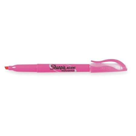 Sharpie Highlighter, Chisel Tip Fluorescent Pink PK12 27009