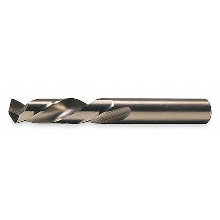 CHICAGO-LATROBE Screw Machine Drill Bit, I Size, 135  Degrees Point Angle, Cobalt Steel, Straw/Bronze Finish 50838