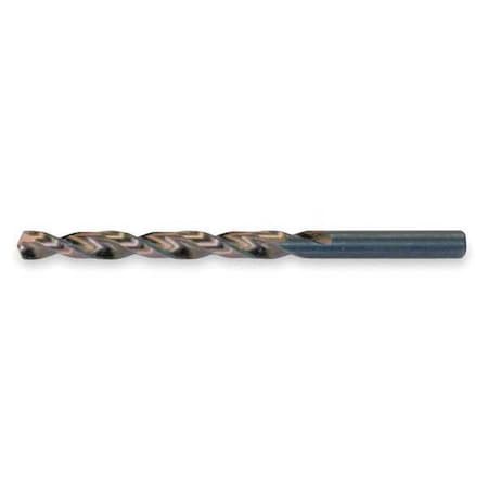 Cle-Line 135 Degree Heavy-Duty Parabolic Jobber Length Drill Cle-Line 1872 Black & Gold HSS RHS/RHC 1/4-E C18442