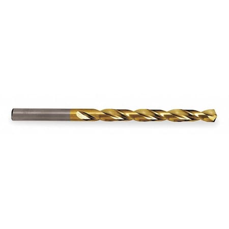 Cle-Line 135 Degree Heavy-Duty Parabolic Jobber Length Drill Cle-Line 1872-TN TiN HSS RHS/RHC 1/16 C18630