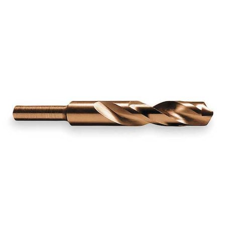 Cle-Line 135° Heavy-Duty Parabolic Jobber Length Drill Cle-Line 1873 Black & Gold HSS RHS/RHC 1/2 C18717