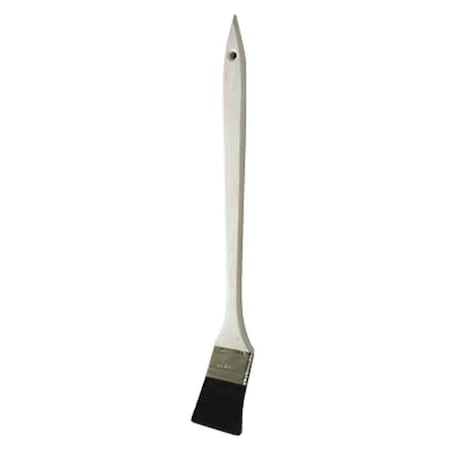Zoro Select 2" Bent Radiator Soft, China Hair Bristle, Paint Brush, Unfinished Wood Handle 1TTV9