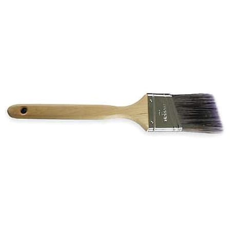 Zoro Select 2" Angle Sash Firm, Polyester Bristle, Paint Brush, Sealed Wood Handle 1TTW3