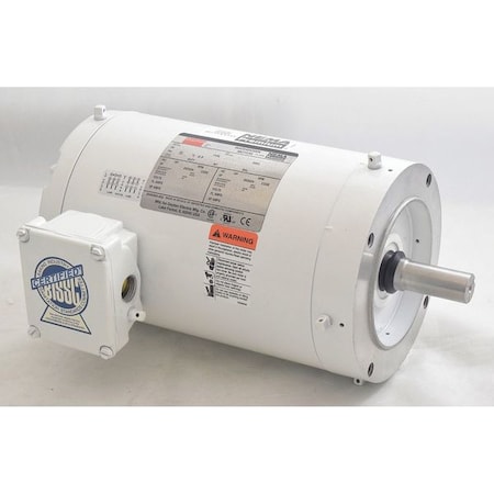 Dayton Washdown Mtr, 3 Ph, TENV, 1-1/2 HP, 1740 rpm 1TTB8