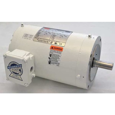 Dayton Washdown Motor, 3 Ph, TENV, 1 HP, 1725 rpm 1TTB7