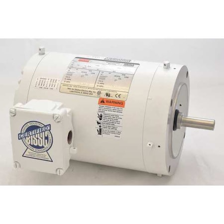 Dayton WashdownMotor, 1/2hp, 1750RPM, 230/460VAC 1TTB6BG
