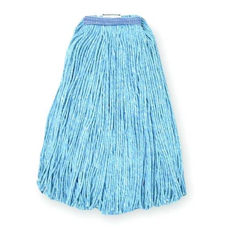 Tough Guy 1 in String Wet Mop, Clamp QC Side-Gate Connection, Cut-End, Blue, Cotton (Formerly Tough Guy) 1TYR5