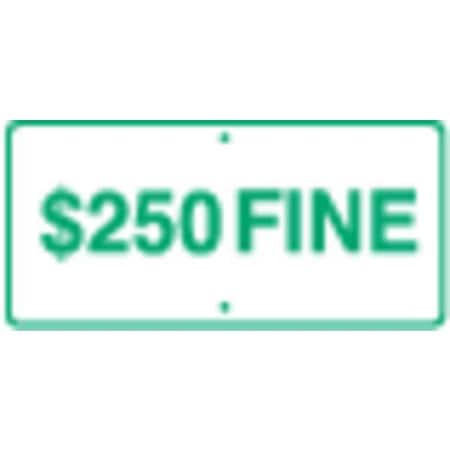 Zing Handicap Parking Sign, 250 Fine, 6X12, 2199 2199
