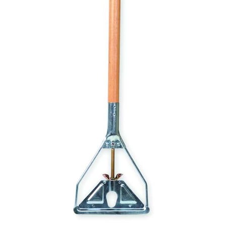 Tough Guy 60" Slide On Wet Mop Handle, Natural, Wood (Formerly Tough Guy) 1TZA7