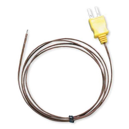 FLUKE Bead Wire Temp Probe, -40 to 500 Deg F Fluke-80PK-1